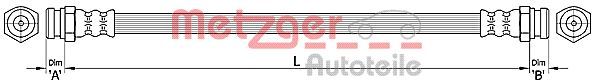 METZGER AUTOTEILE 4110304 Brake Hose