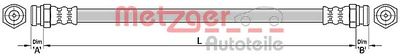 Brake Hose METZGER AUTOTEILE 4110304