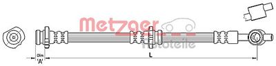 Brake Hose METZGER AUTOTEILE 4110383