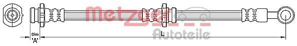 METZGER AUTOTEILE 4110390 Brake Hose