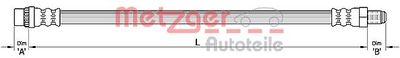 Brake Hose METZGER AUTOTEILE 4110455