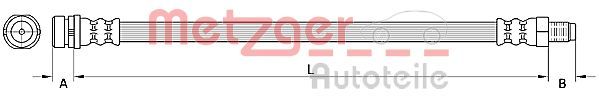 METZGER AUTOTEILE 4110795 Brake Hose