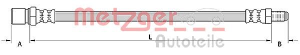 METZGER AUTOTEILE 4110805 Brake Hose