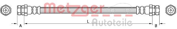 METZGER AUTOTEILE 4110883 Brake Hose