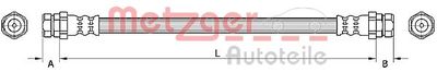 Brake Hose METZGER AUTOTEILE 4110883
