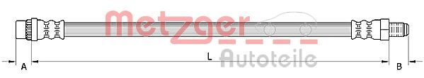 METZGER AUTOTEILE 4110931 Brake Hose