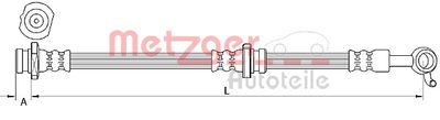Brake Hose METZGER AUTOTEILE 4111252