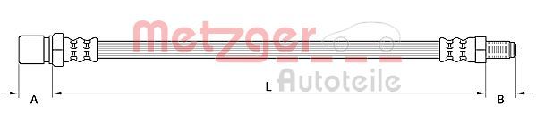 METZGER AUTOTEILE 4111379 Brake Hose