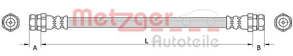 METZGER AUTOTEILE 4111534 Brake Hose