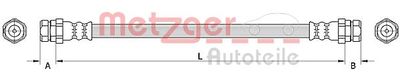 Brake Hose METZGER AUTOTEILE 4111534