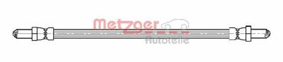 Brake Hose METZGER AUTOTEILE 4112534
