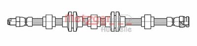 Brake Hose METZGER AUTOTEILE 4118438