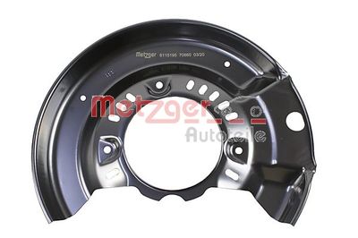 Splash Guard, brake disc METZGER AUTOTEILE 6115195