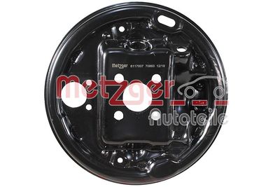 Brake Mounting Plate METZGER AUTOTEILE 6117007