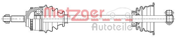 METZGER AUTOTEILE 7210025 Drive Shaft
