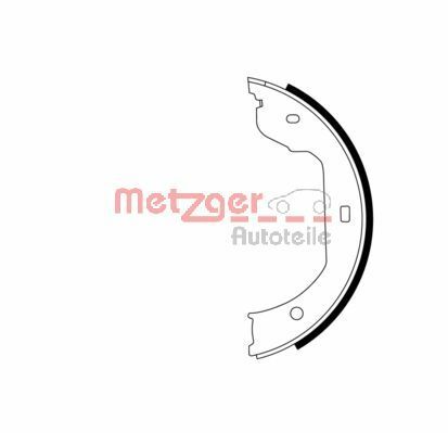 METZGER AUTOTEILE MG 960 Brake Shoe Set, parking brake