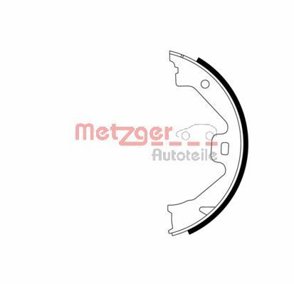 METZGER AUTOTEILE MG 969 Brake Shoe Set, parking brake