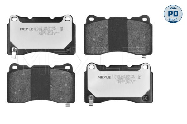 MEYLE 025 233 2516/PD Brake Pad Set, disc brake