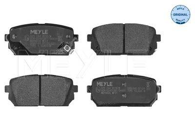Brake Pad Set, disc brake MEYLE 025 244 9116/W