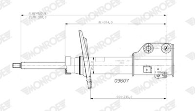 Shock Absorber MONROE G9607