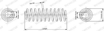 Suspension Spring MONROE SP3289