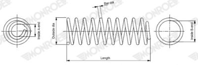 Suspension Spring MONROE SP4099