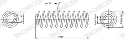 Suspension Spring MONROE SP4135