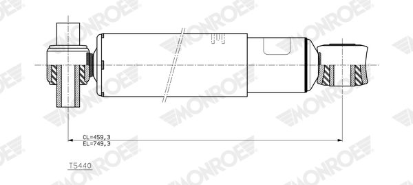 MONROE T5440 Shock Absorber