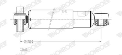 Shock Absorber MONROE T5440