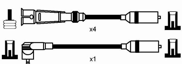 NGK 0502 Ignition Cable Kit