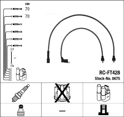 NGK 0675 Ignition Cable Kit