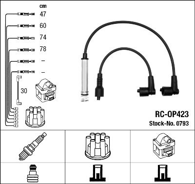 Ignition Cable Kit NGK 0793