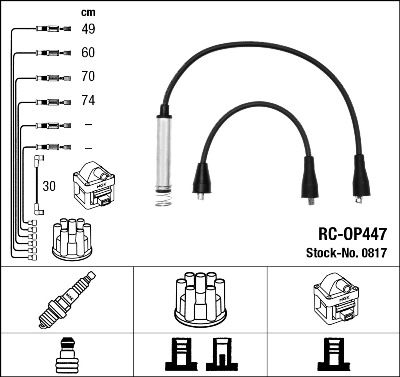Ignition Cable Kit NGK 0817