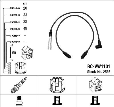 NGK 2565 Ignition Cable Kit