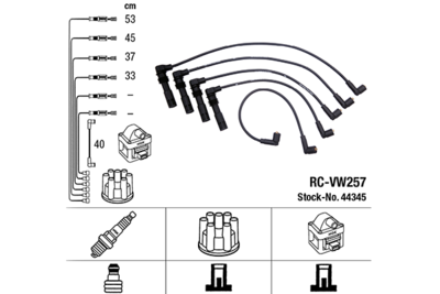 Ignition Cable Kit NGK 44345
