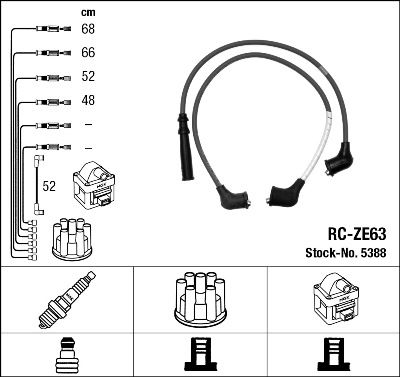 Ignition Cable Kit NGK 5388