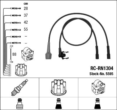 Ignition Cable Kit NGK 5595