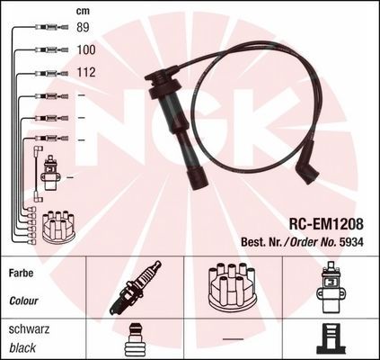 NGK 5934 Ignition Cable Kit
