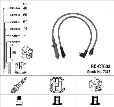 NGK 7377 Ignition Cable Kit