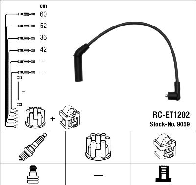 NGK 9059 Ignition Cable Kit