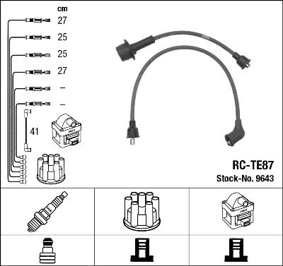 Ignition Cable Kit NGK 9643