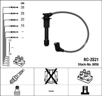 NGK 9856 Ignition Cable Kit
