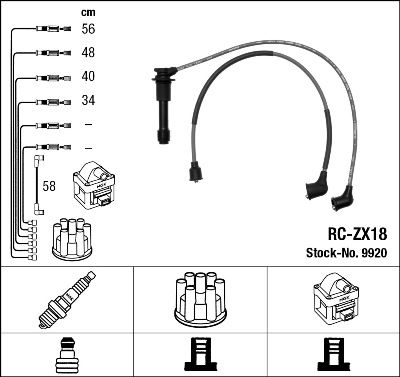 NGK 9920 Ignition Cable Kit