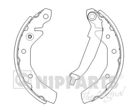NIPPARTS J3500905 Brake Shoe Set