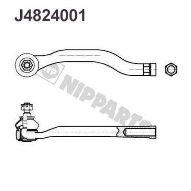 Tie Rod End NIPPARTS J4824001