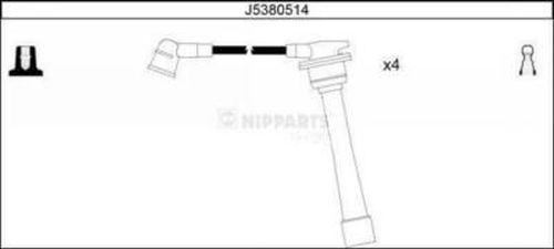 NIPPARTS J5380514 Ignition Cable Kit