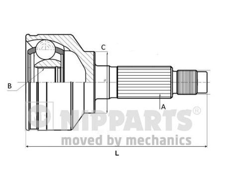 NIPPARTS N2827027 Joint Kit, drive shaft