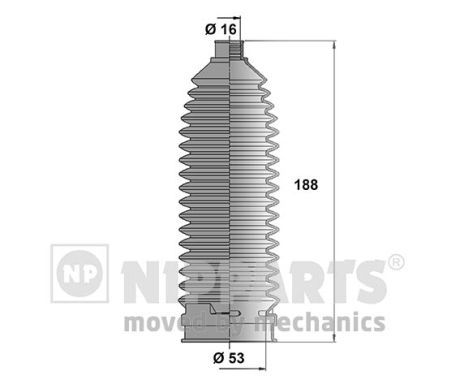 NIPPARTS N2841033 Bellow Kit, steering