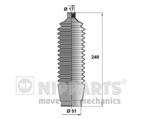 NIPPARTS N2855001 Bellow Kit, steering
