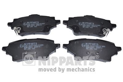 Brake Pad Set, disc brake NIPPARTS N3612051
